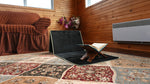 Black Prayer Mat with Backrest